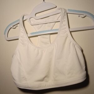 Classic White Sports Bra